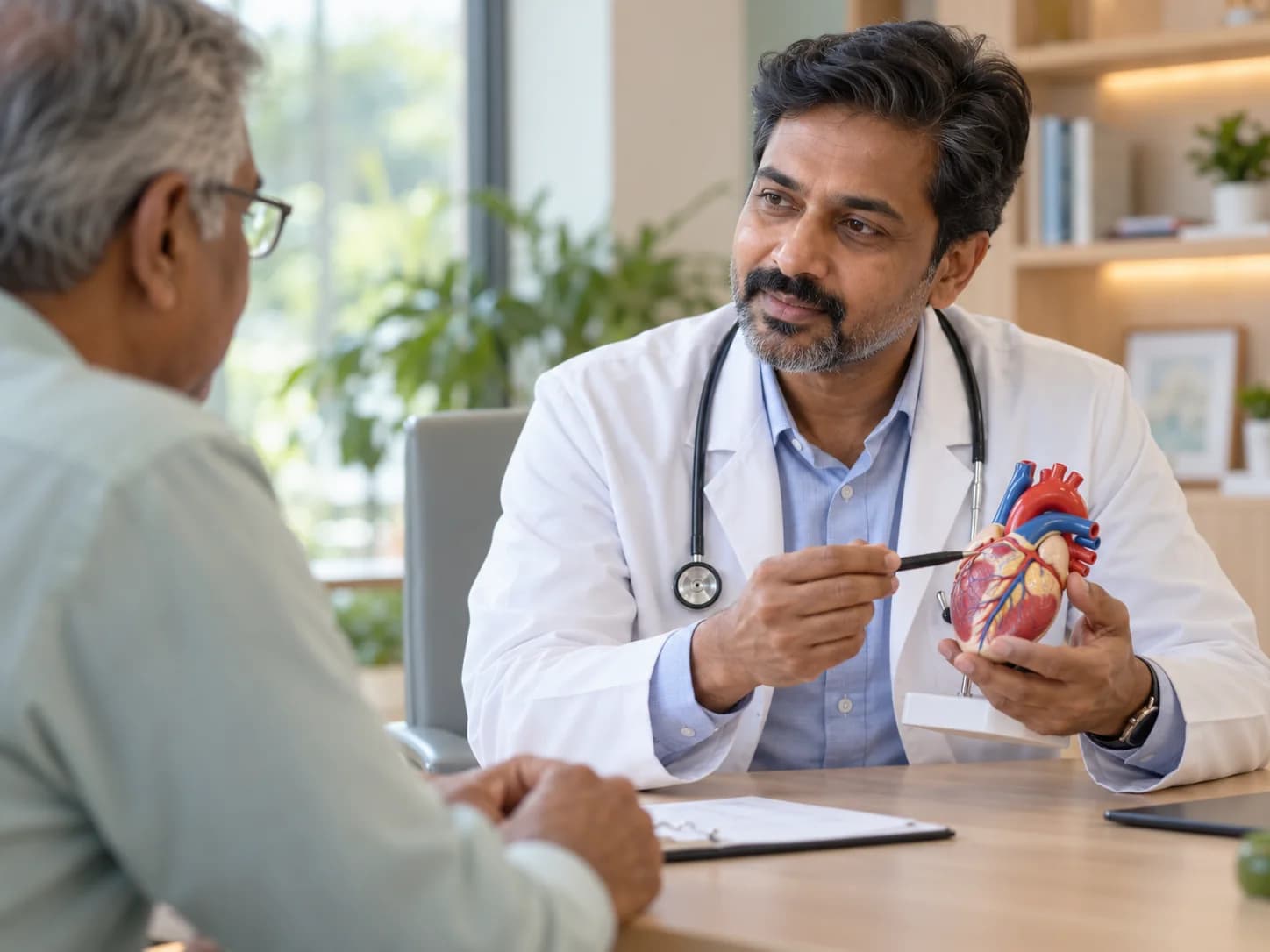 Illustrative consultation for heart care