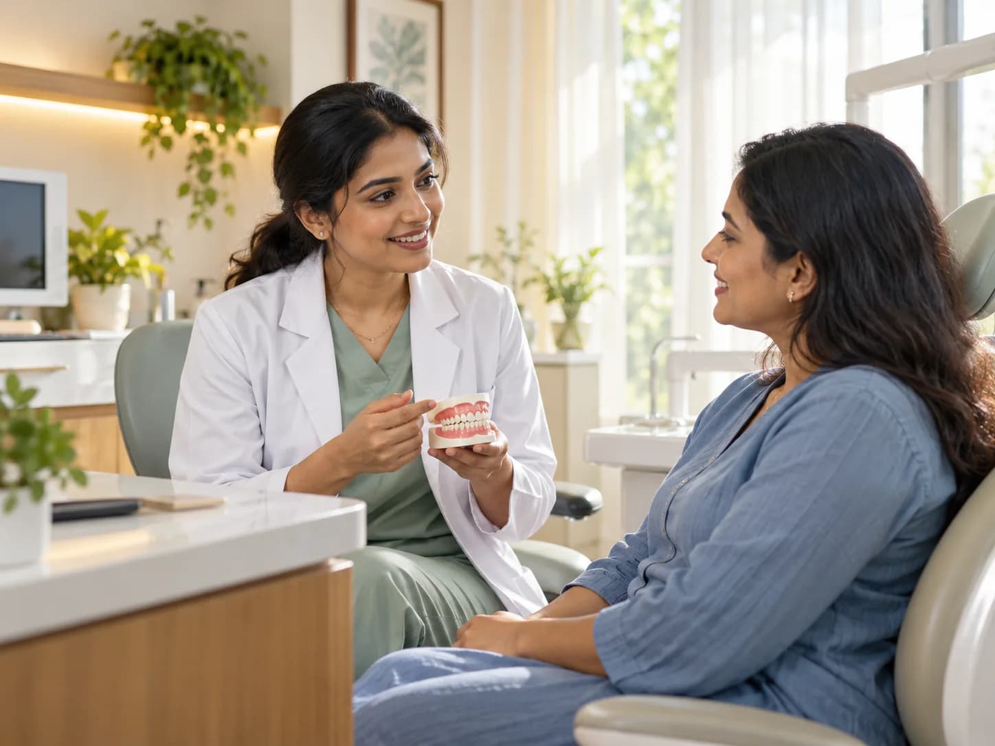 Illustrative setting for dental care